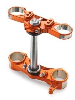 pièce aluminium anodisée orange secteur motocycle KTM
